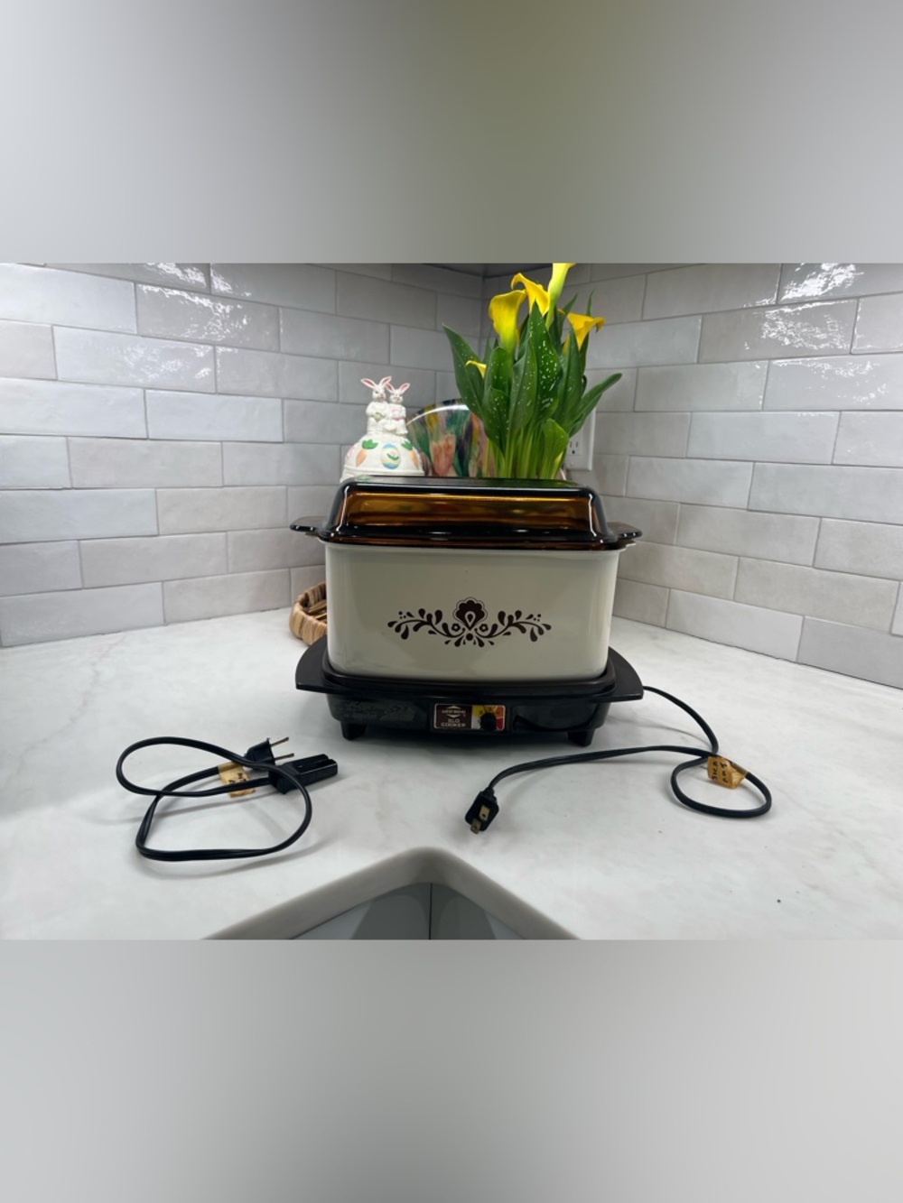 Vintage WEST BEND 300 Watt Slow Cooker —  TESTED, WORKING